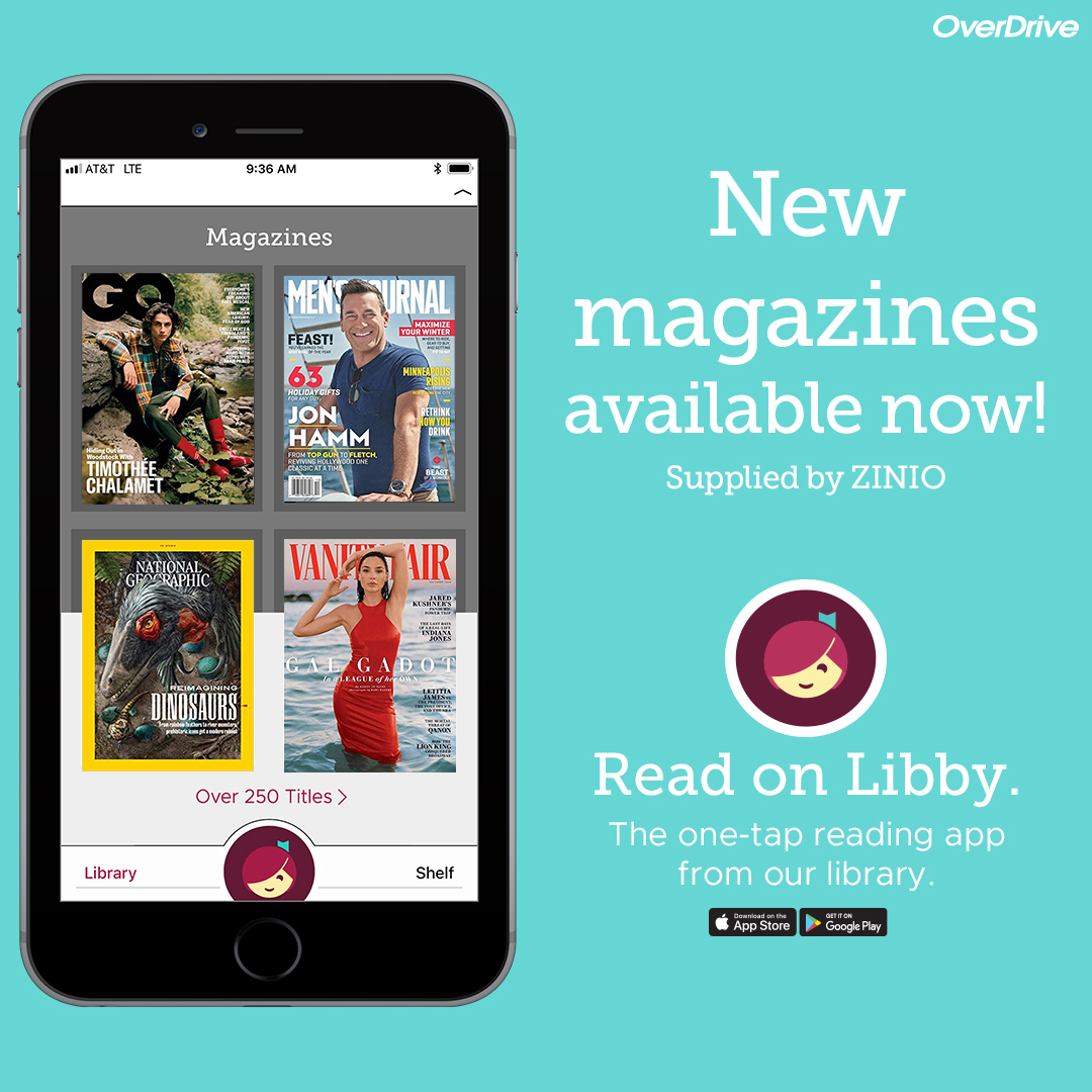 Read Magazines for Free on Libby by Overdrive