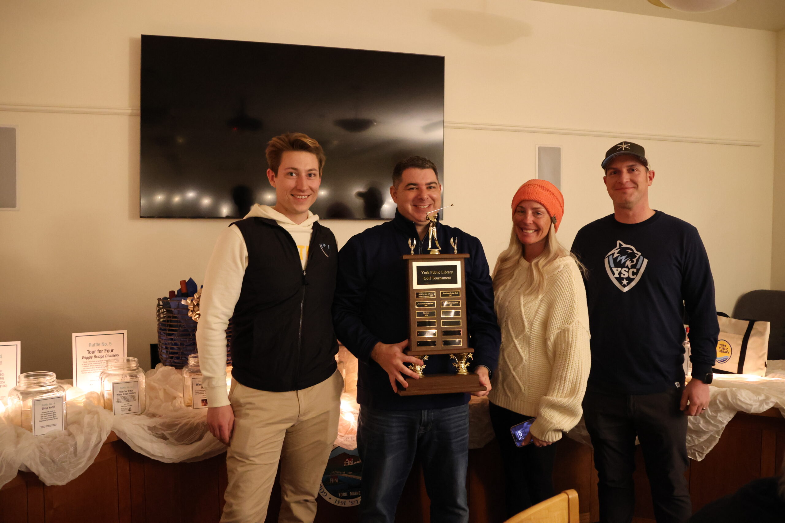 Defending “Mini-Golf at the Library” Tournament champions are team “York Soccer Club” who claimed first place in 2025. The 2026 Tournament is Friday, February 6 at York Public Library. Registration is at yorkpubliclibrary.org/minigolf. 